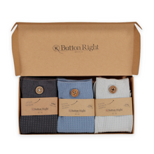 Laden Sie das Bild in den Galerie-Viewer, Waffle box (3 pairs size 47-50)