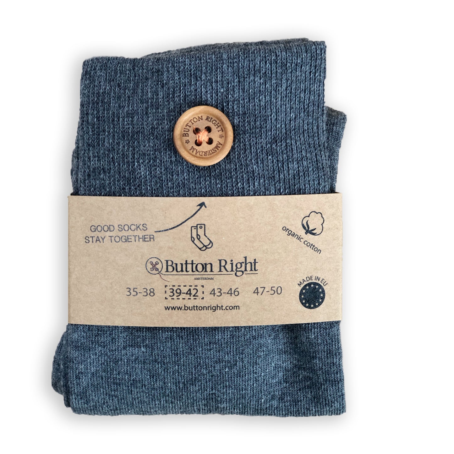 Gray socks - organic cotton (3 pairs)